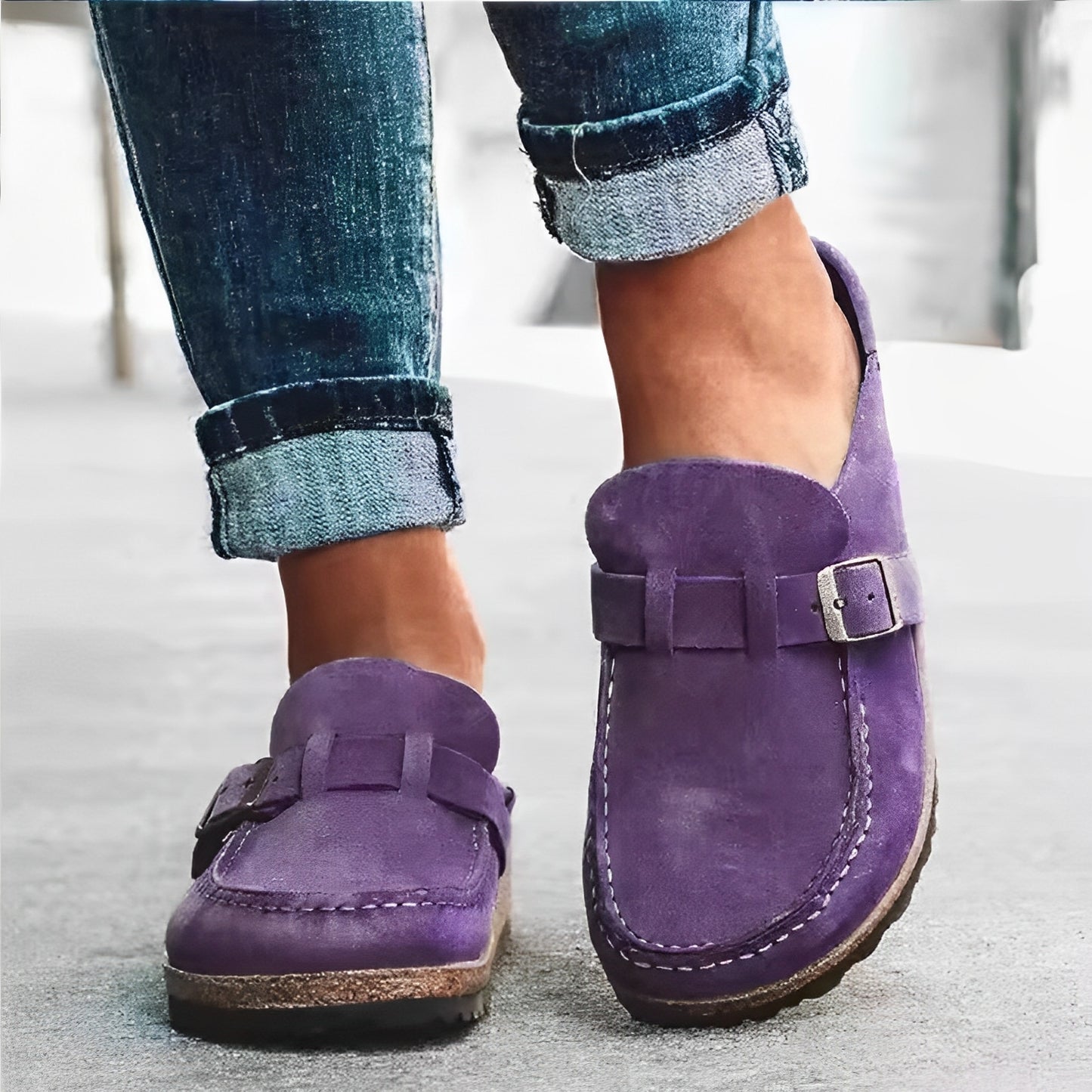 Kestrel - Lässige Wildlederslipper für Damen