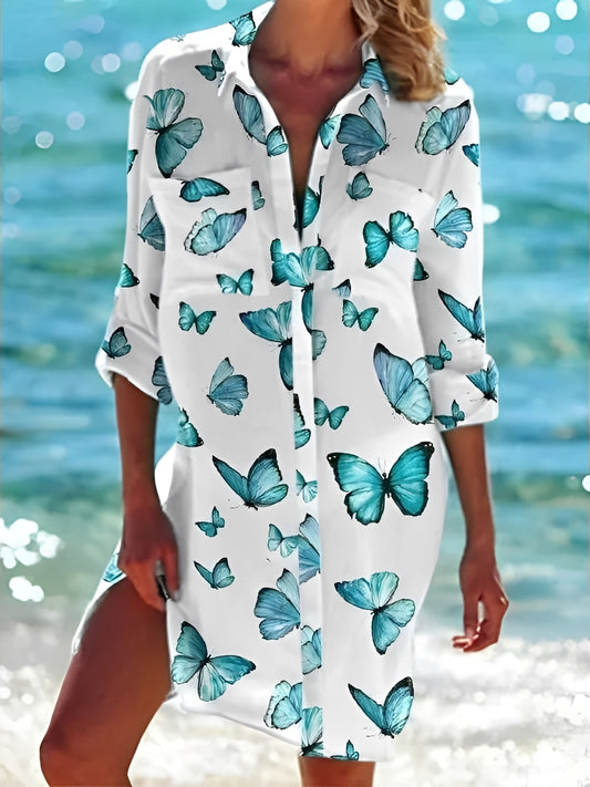 Emely - Lässiges, locker geschnittenes Shirtkleid für Damen