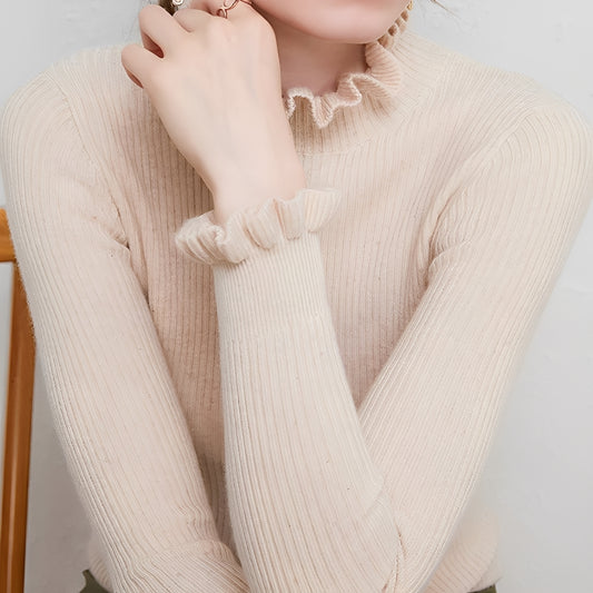 Keitha - Schlank geschnittener Kaschmirpullover für Damen
