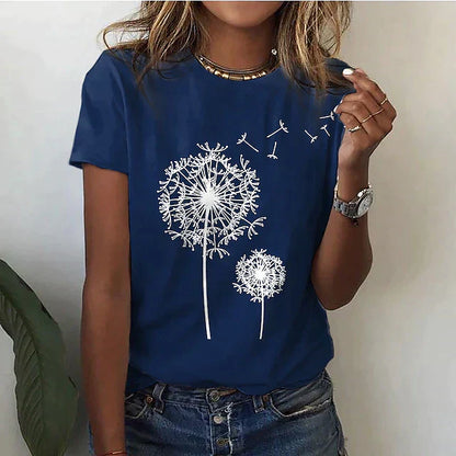Nianna - Frauen Sommer T-Shirt Kurzarm