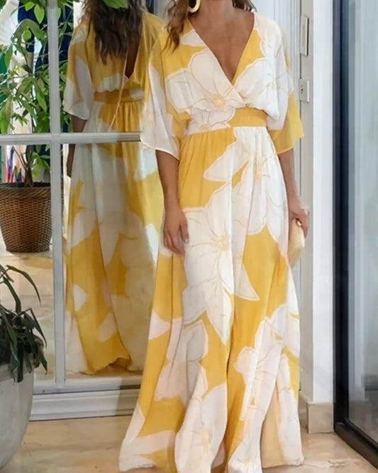 Ygritte - Blumen-Kleid Harmonie Damen & Elegant
