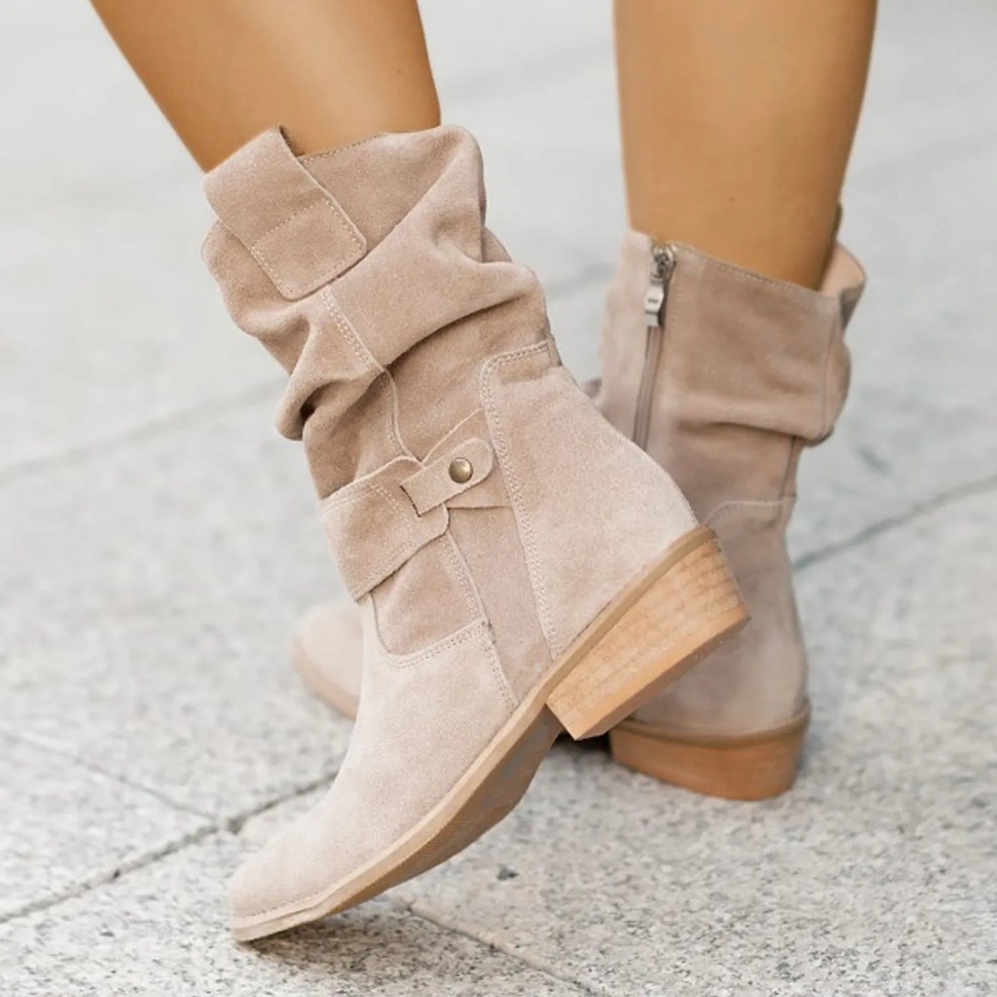 Elisa – Wildleder-Stiefel | Schick & Bequem