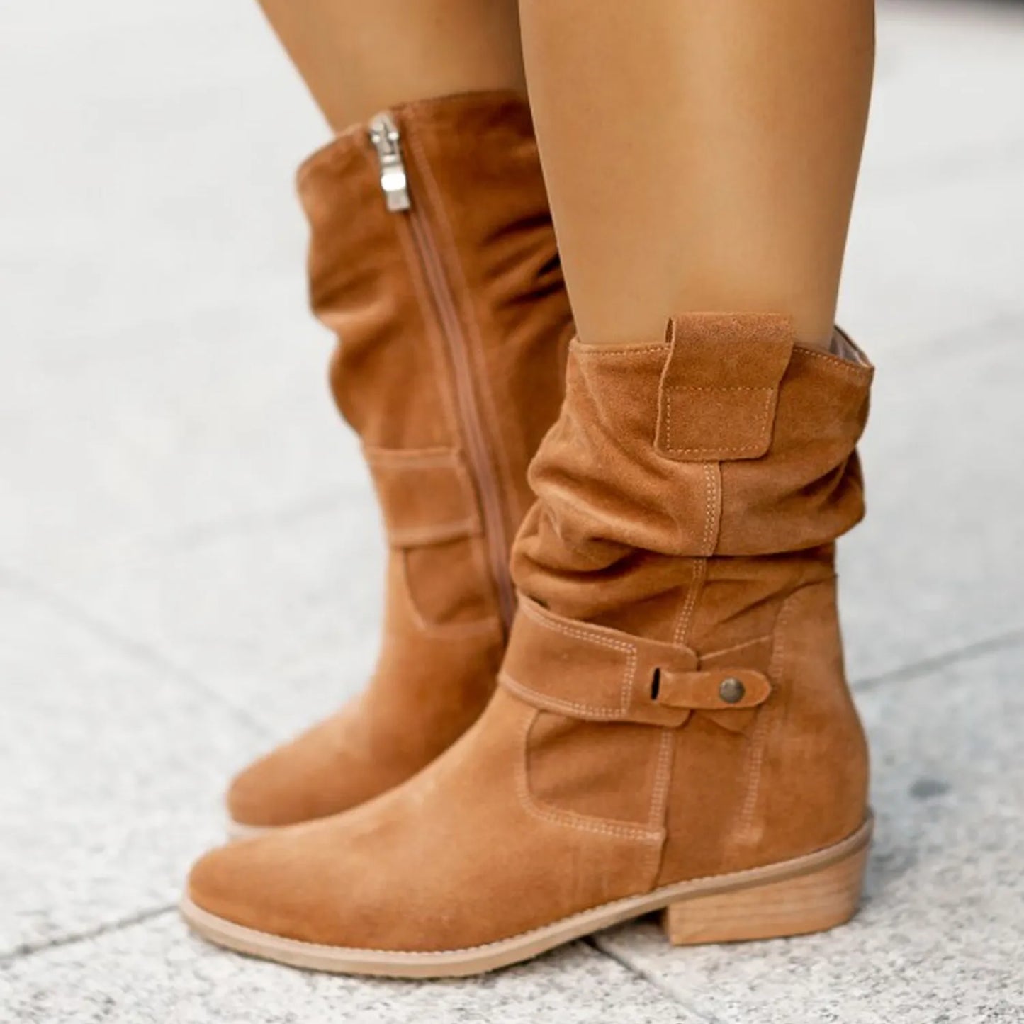 Elisa – Wildleder-Stiefel | Schick & Bequem