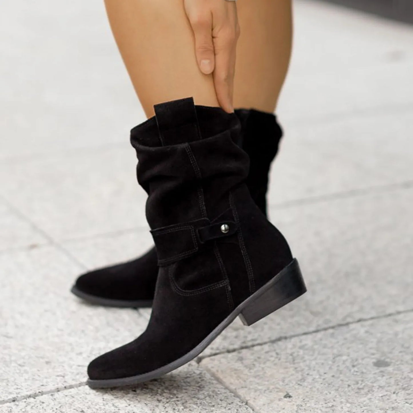 Elisa – Wildleder-Stiefel | Schick & Bequem