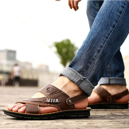 Jenson - Schlichte, stilvolle orthopädische Sandalen für Herren