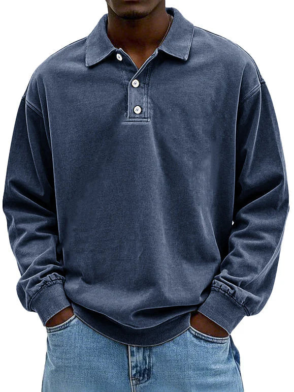 Caspian - Herren Langarm-Polo von bester Qualität