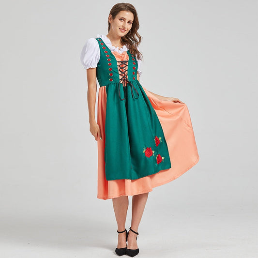 Kathryn - Klassisches Oktoberfest-Dirndl-Midikleid für Damen