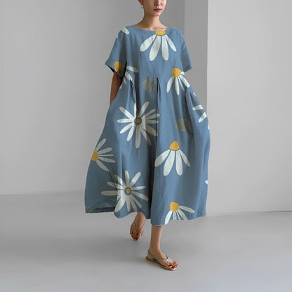 Chenoa - Damenkleid mit Blumen, Gemütlich & Sommerlich